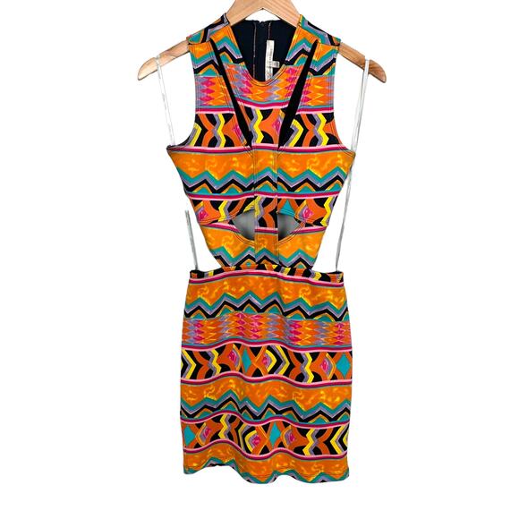 Lovers Friends Got A Body Scuba Neoprene Cutout Mini Dress S Small Bodycon - Picture 2 of 13